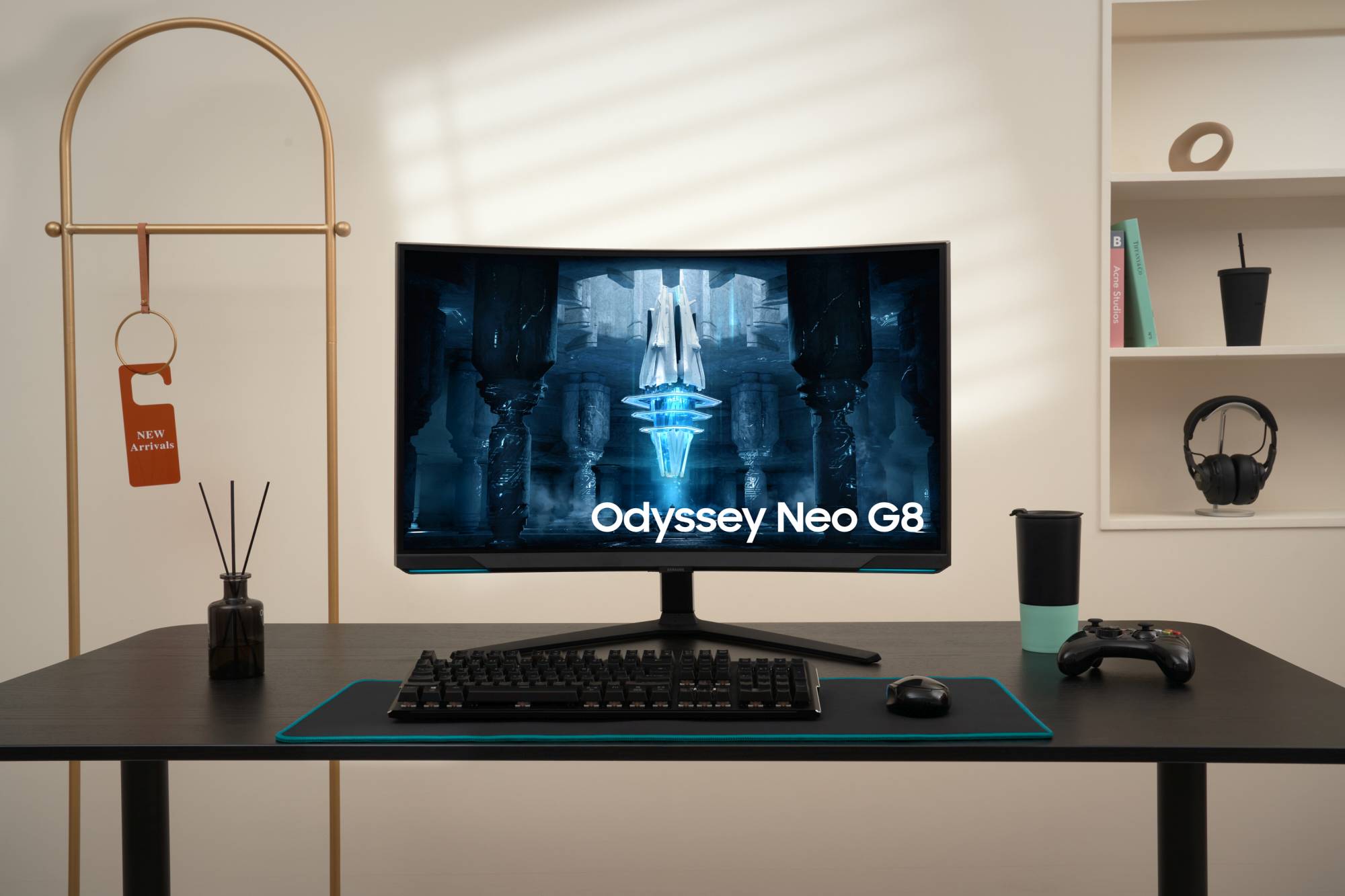 Zdjęcie okładkowe wpisu Samsung Odyssey Neo G8 – pierwszy monitor świata z 4K i 240 Hz
