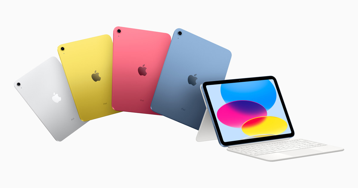 Zdjęcie okładkowe wpisu Apple pokazało nowe iPady w czterech żywych kolorach