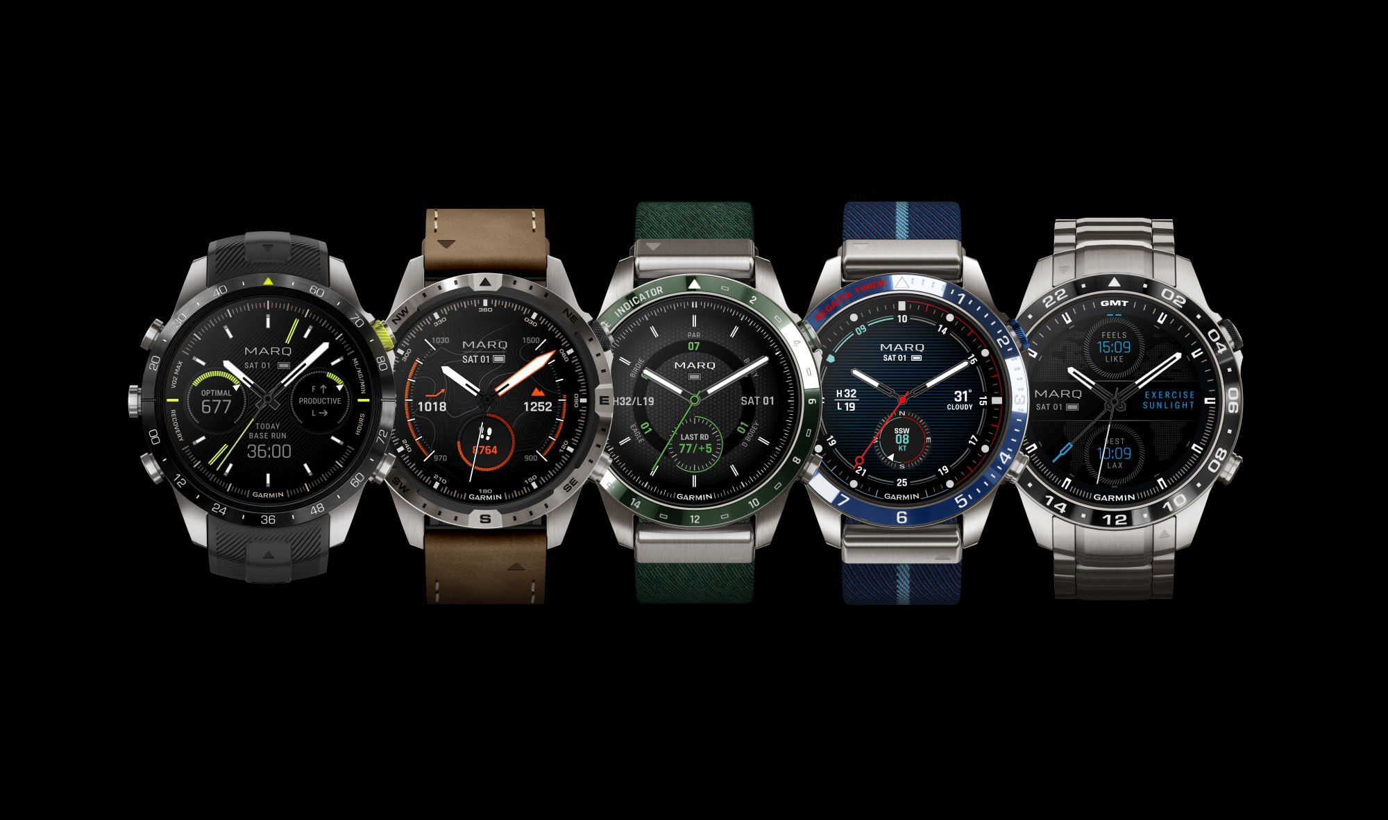 Zdjęcie okładkowe wpisu Garmin z pięcioma nowymi zegarkami z serii MARQ – wreszcie z AMOLED