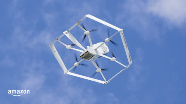 Amazon dron transportowy do paczek