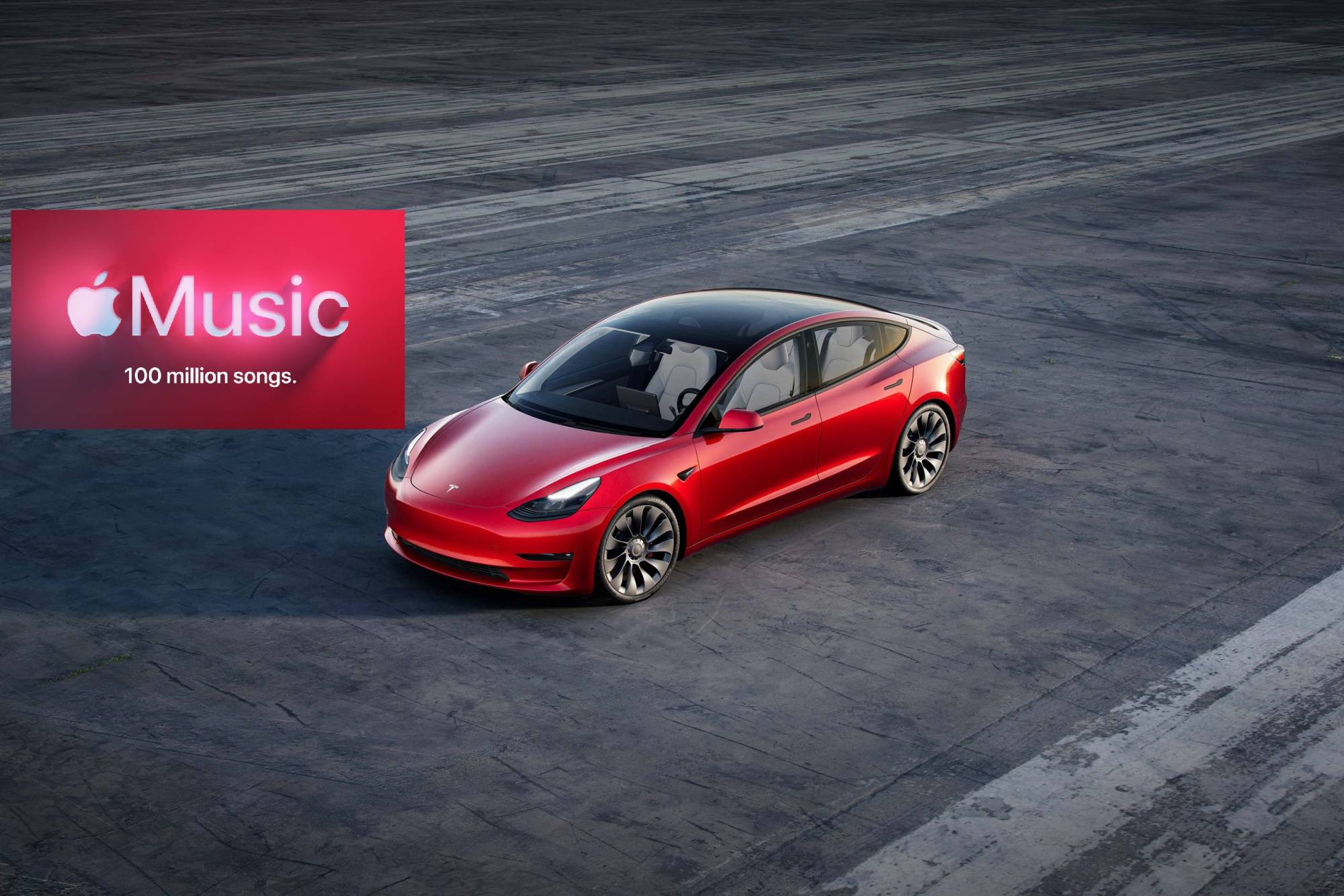 Zdjęcie okładkowe wpisu Tesla z prezentem dla posiadaczy aut – Apple Music na pokładzie