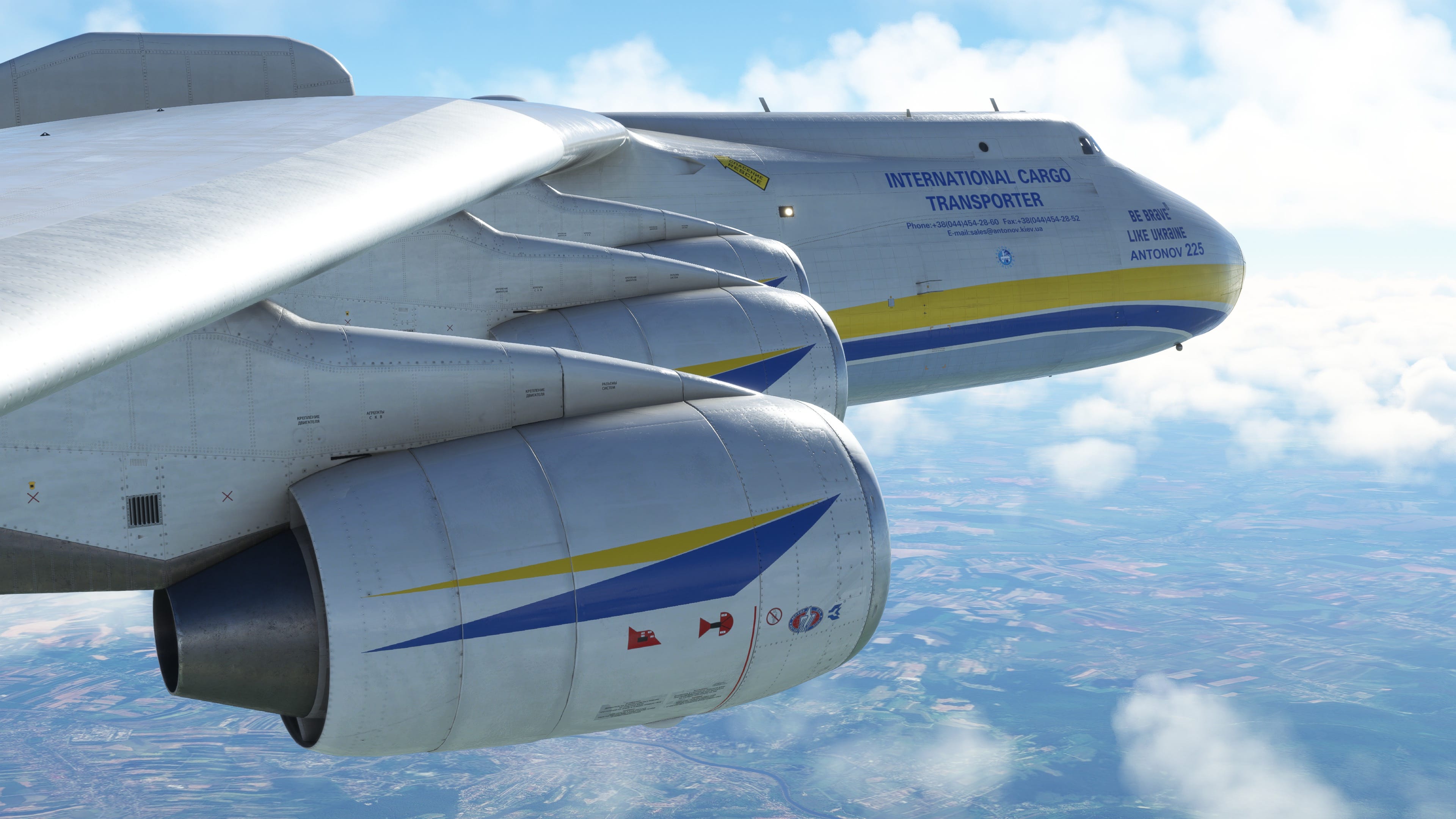 Zdjęcie okładkowe wpisu Antonov AN-225 Mriya do kupienia (i polatania) w Microsoft Flight Simulator 2020; wszystkie dochody zostaną przekazane na odbudowę prawdziwego samolotu