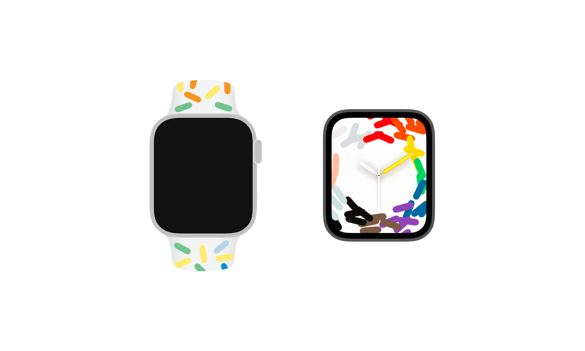 Zdjęcie okładkowe wpisu Wygląd tegorocznego paska Pride 2023 dla Apple Watch i tarczy