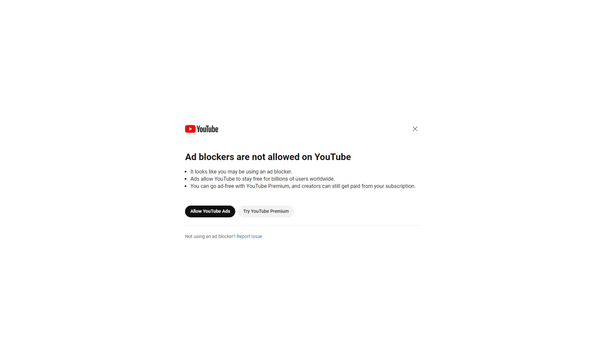 Zdjęcie okładkowe wpisu YouTube testuje blokowanie reklam