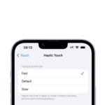 Zdjęcie okładkowe wpisu: iOS 17 przyniesie ustawienie szybkości działania Haptic Touch