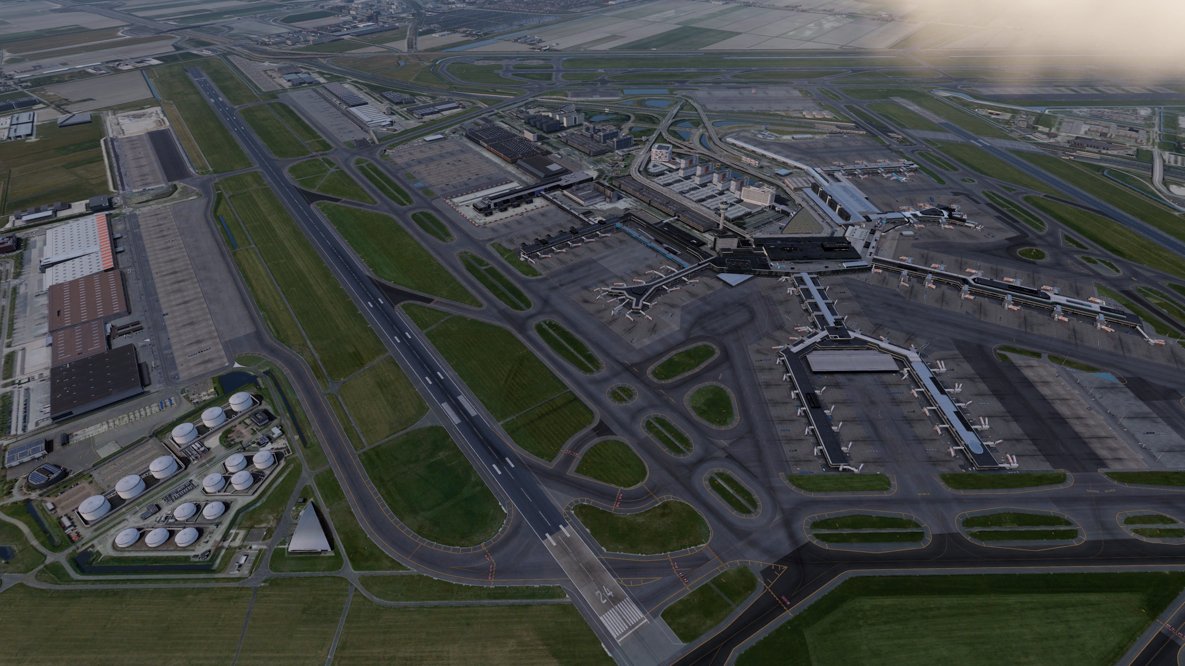 Zdjęcie okładkowe wpisu Amsterdam Schiphol Airport dla XP11 i XP12 (EHAM)