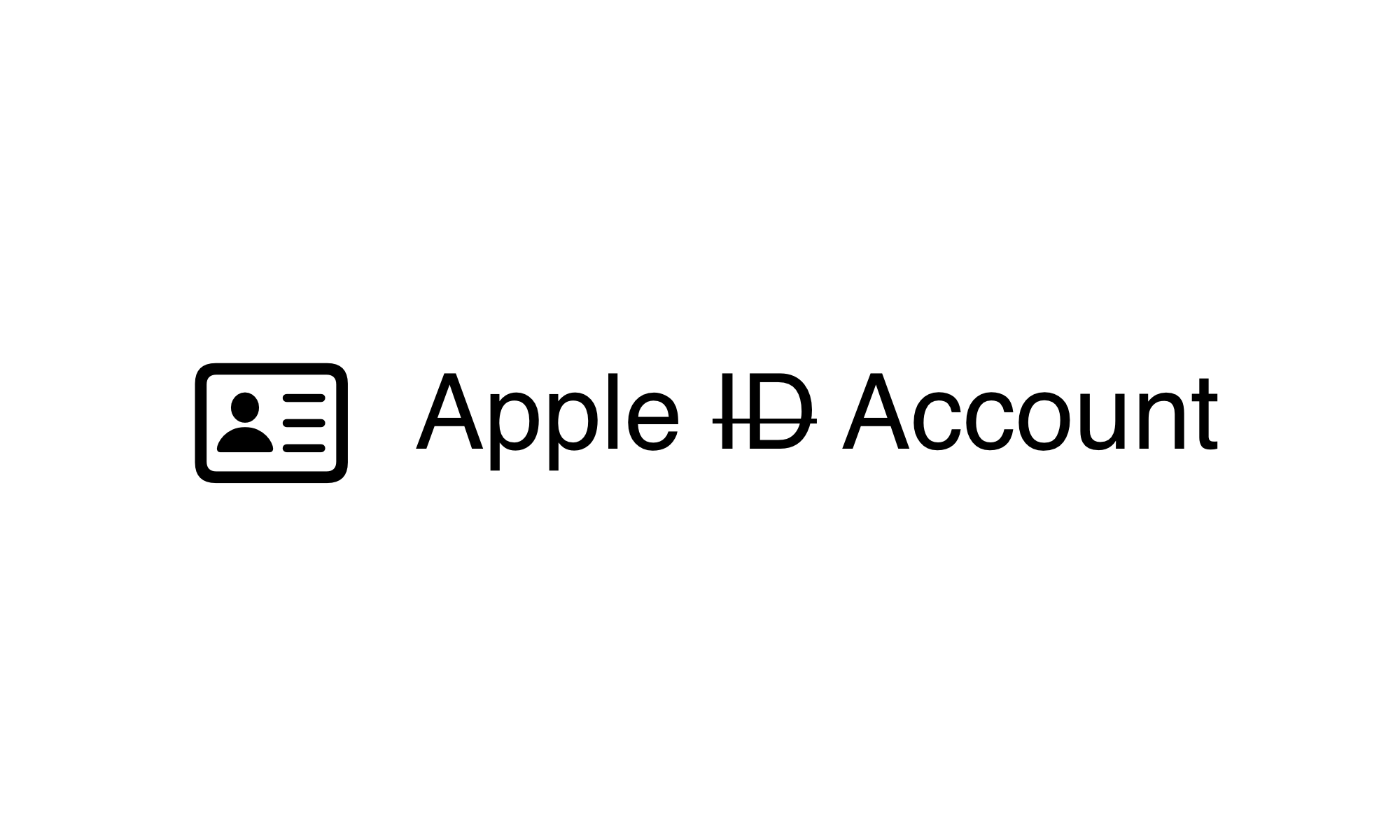 Zdjęcie okładkowe wpisu Apple ID dostanie nową nazwę?