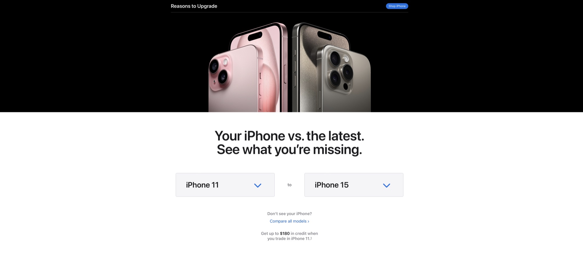 Zdjęcie okładkowe wpisu Nowa podstrona Apple: „Dlaczego warto wymieć iPhone’a?”