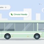 Zdjęcie okładkowe wpisu: Aktualizacja Map Google – mniejszy wpływ na środowisko i więcej informacji o transporcie publicznym łącznie z rezerwacją biletów.