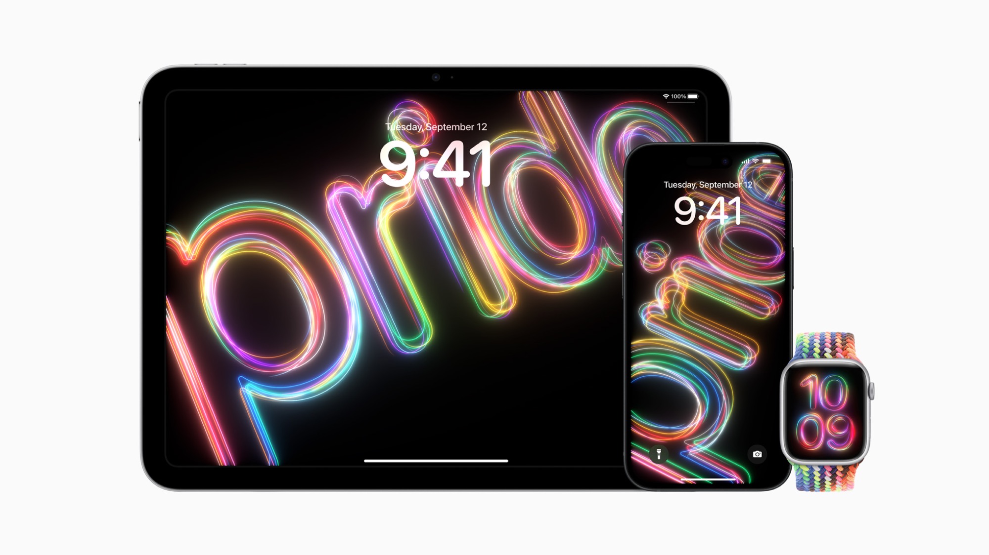 Zdjęcie okładkowe wpisu Apple zaprezentowało pasek Pride 2024 dla Apple Watch i dedykowane tapety