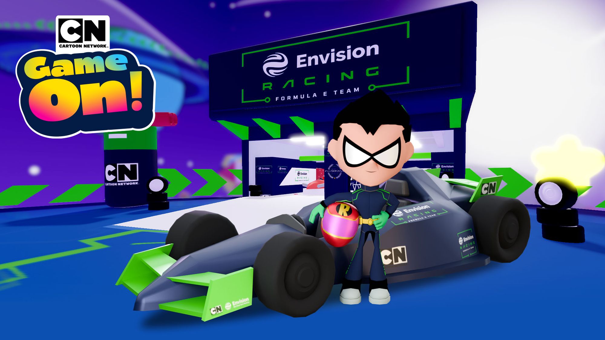 Zdjęcie okładkowe wpisu Climate E-Racers – „klimatyczna” gra w Roblox: Climate E-Racers – efekt współpracy Cartoon Network i Envision Racing