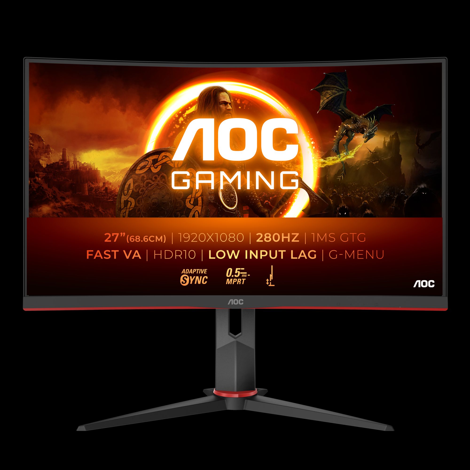 Zdjęcie okładkowe wpisu AOC Gaming C27G2Z3 – 280 Hz z HDR za ok. 1000 zł