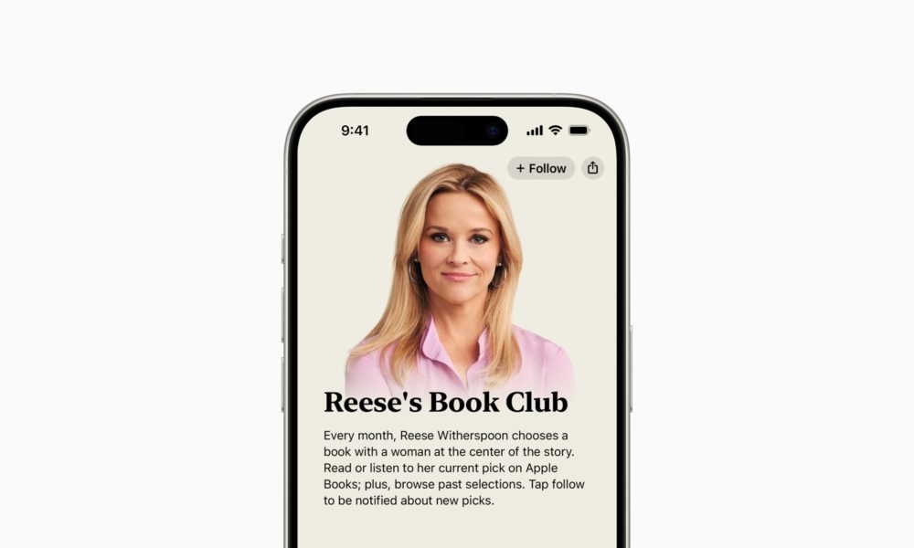 Zdjęcie okładkowe do wpis Apple Books z wyłącznością na audiobooki Reese’s Book Club