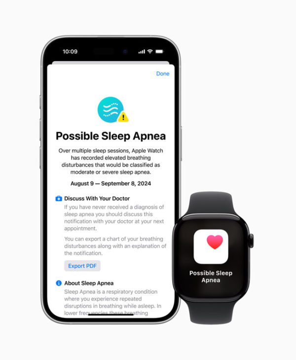 Apple sleep apnea