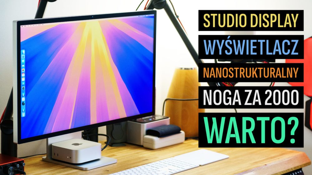 Zdjęcie okładkowe do wpis Apple Studio Display z wyświetlaczem nanostrukturalnym i opcjonalną nogą za 2000 PLN