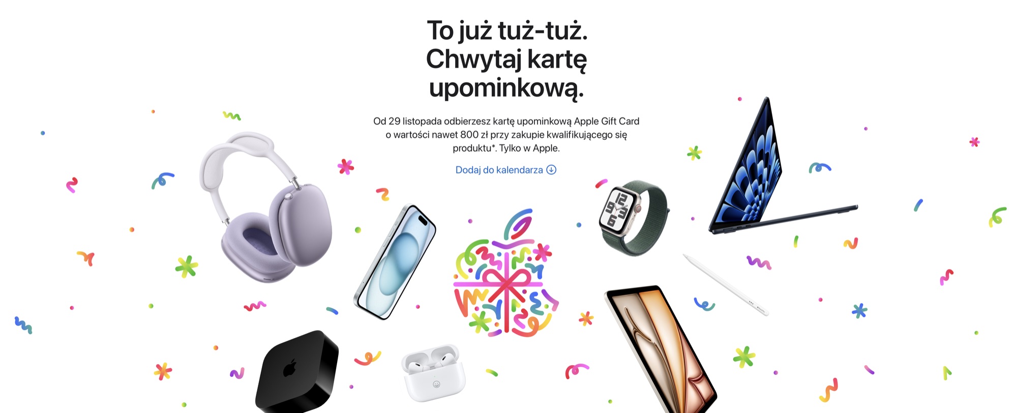 Zdjęcie okładkowe wpisu Świąteczna oferta Apple 2024