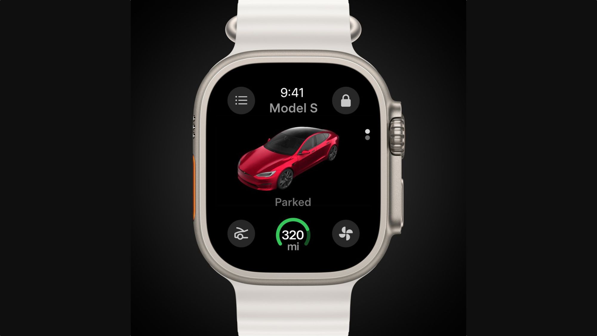 Zdjęcie okładkowe wpisu Tesla pokazała aplikację dla Apple Watch, debiut już niebawem