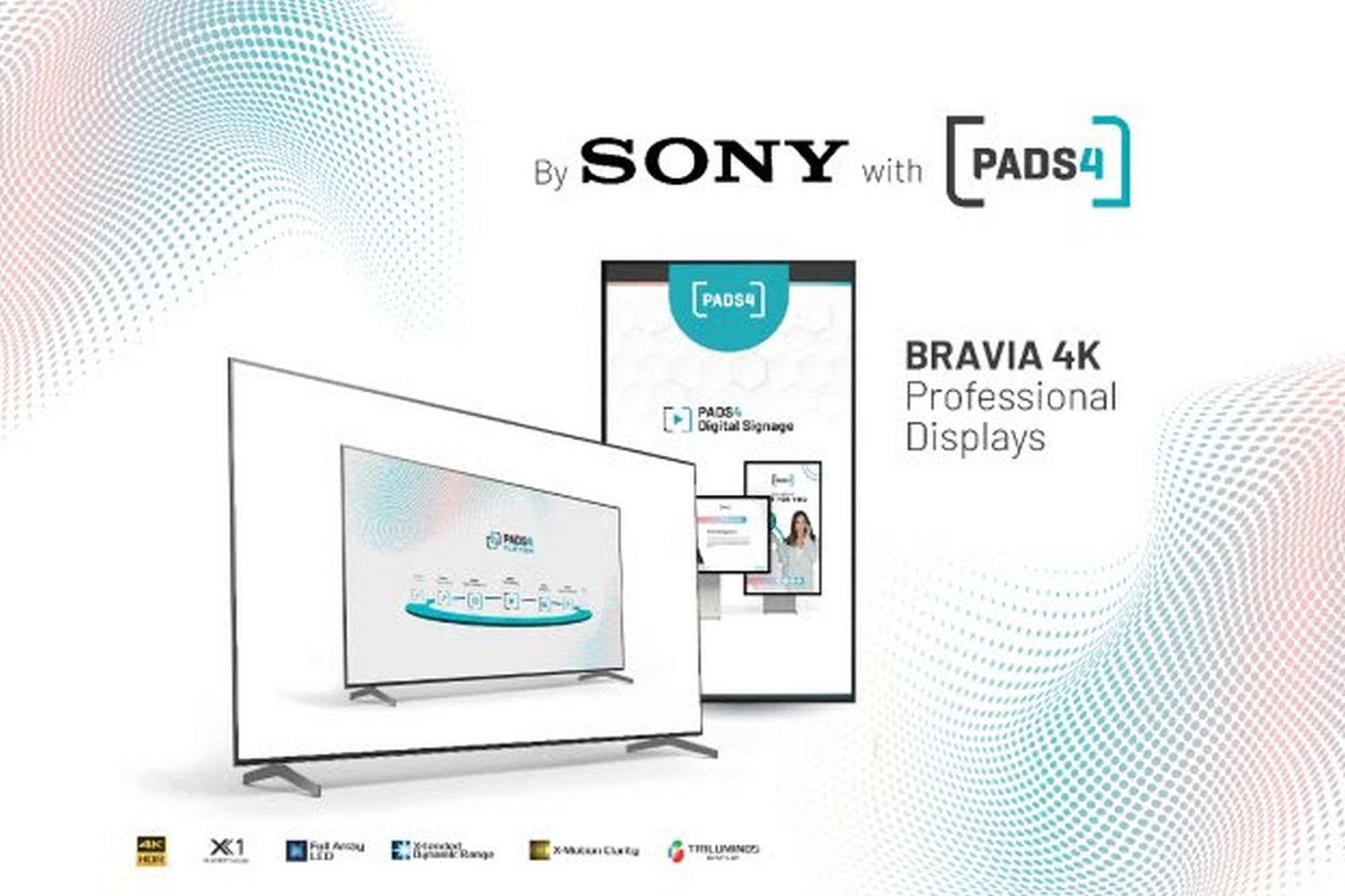 Sony i PADS4 łączą siły, żeby wprowadzić innowacje w dziedzinie Digital Signage