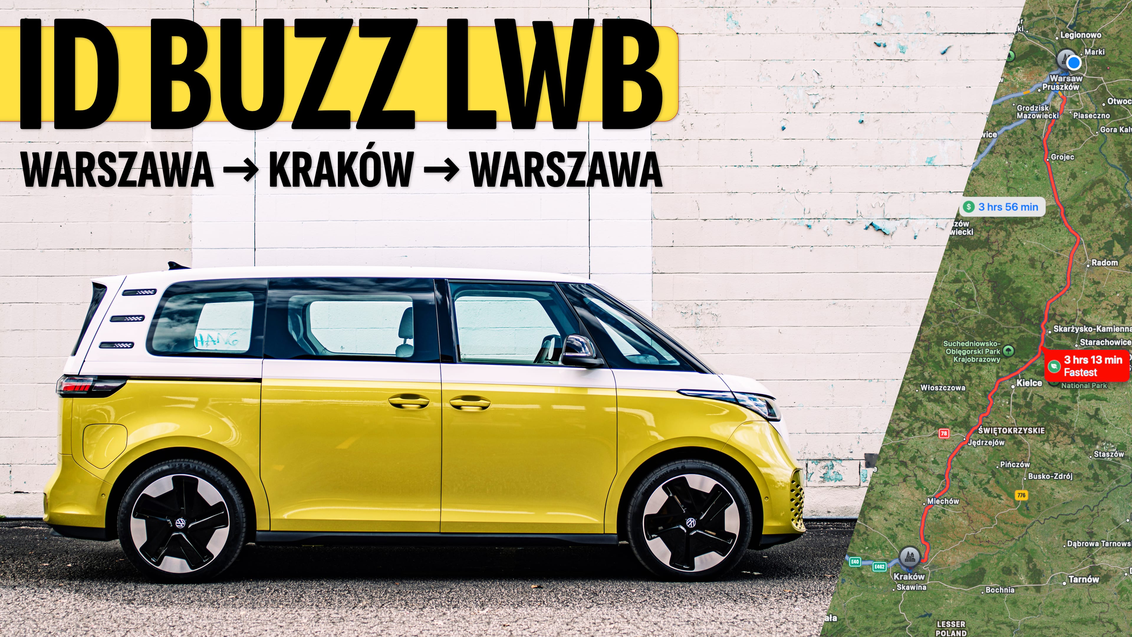 VW ID Buzz LWB – z Warszawy do Krakowa i z powrotem [wideo]