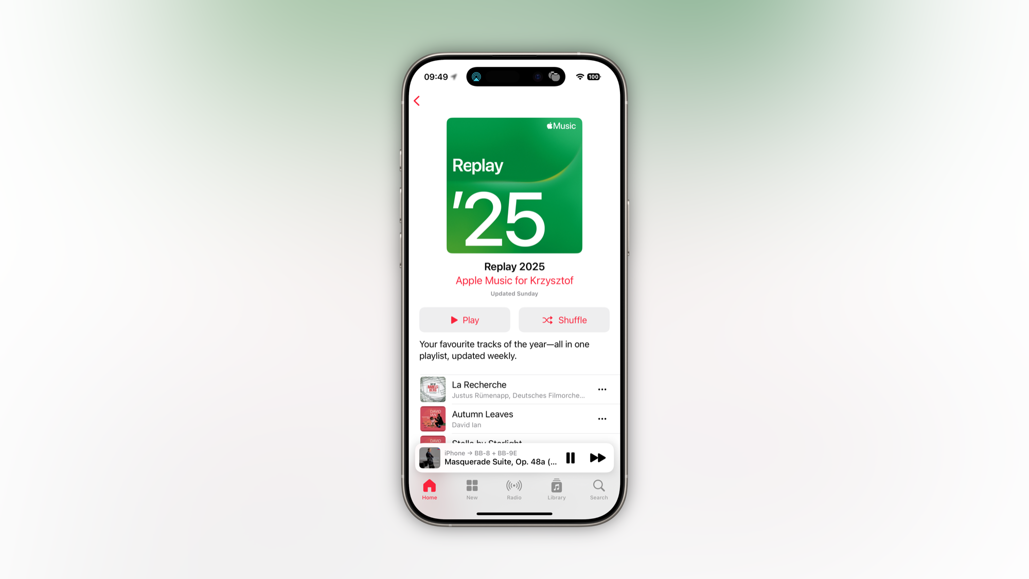 Apple Music: Playlista „Replay 2025” jest już dostępna