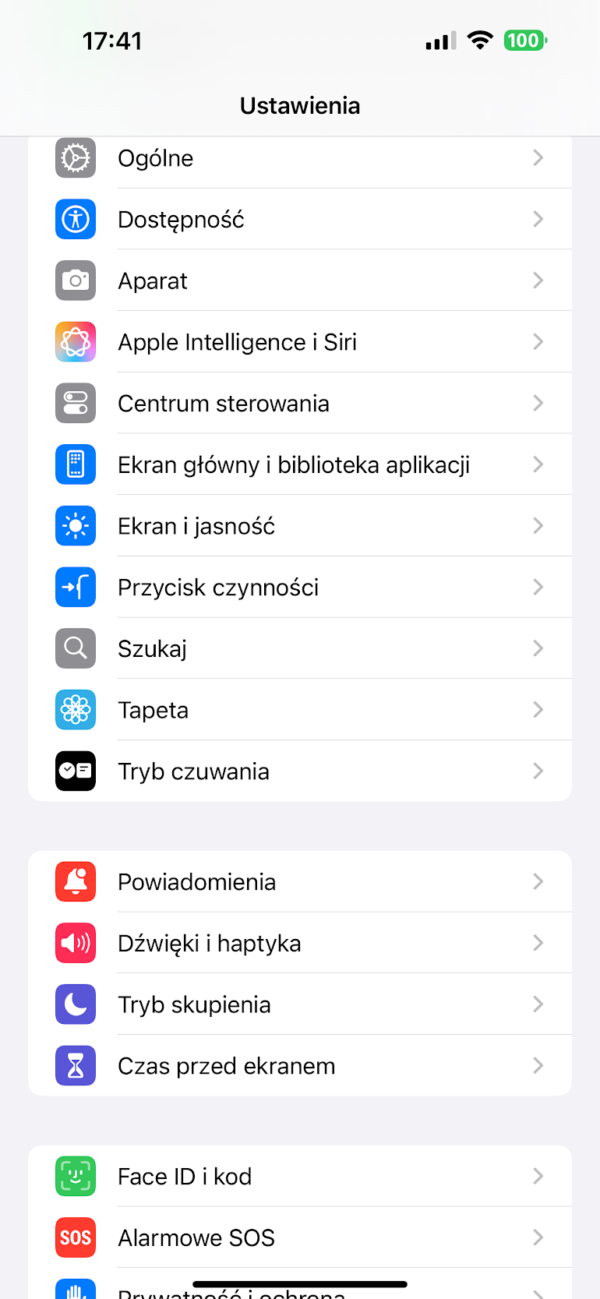 iPhone 16 przycisk czynności