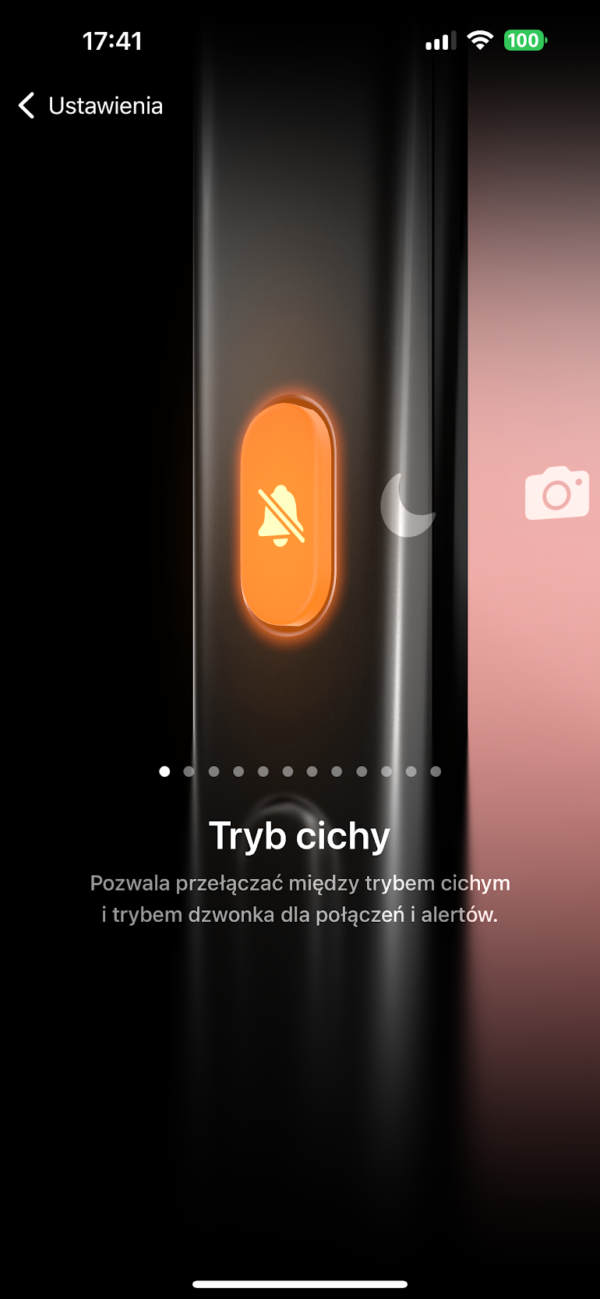 iPhone 16 przycisk czynności