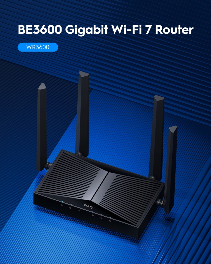 Zdjęcie okładkowe wpisu Cudy WR3600 – router Wi-Fi 7 z kontrolą rodzicielską i VPN w przystępnej cenie