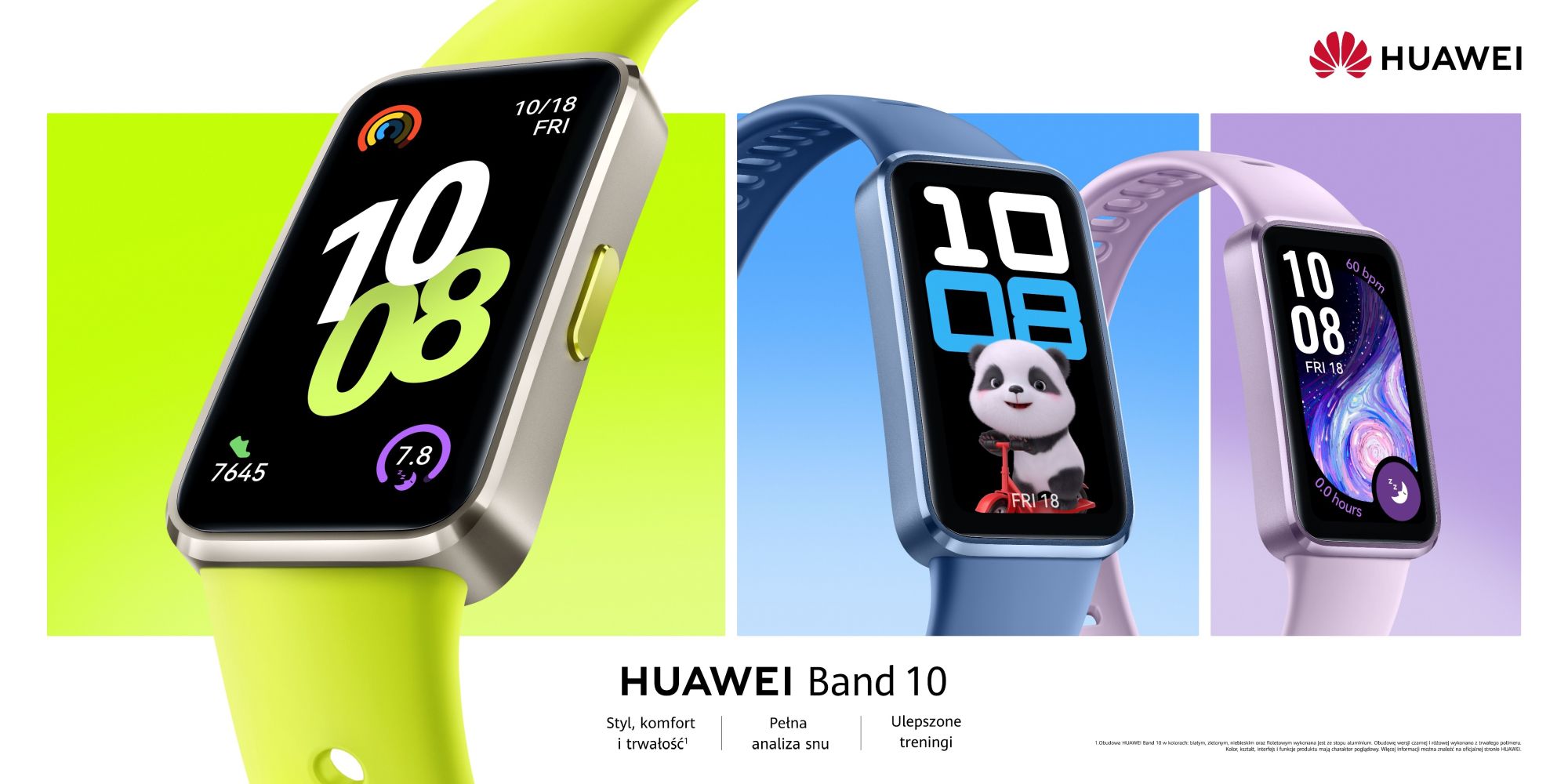 Zdjęcie okładkowe wpisu Komfort, lepszy trening i regeneracja – opaska HUAWEI Band 10 już w Polsce