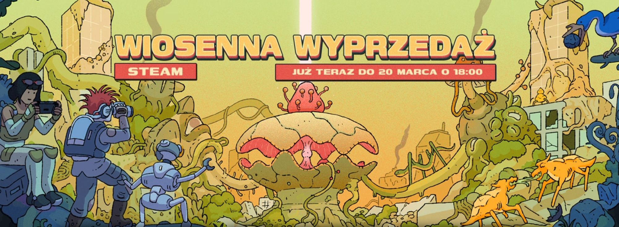 Zdjęcie okładkowe wpisu Wiosenna wyprzedaż na Steam 2025 – tysiące gier w obniżonych cenach