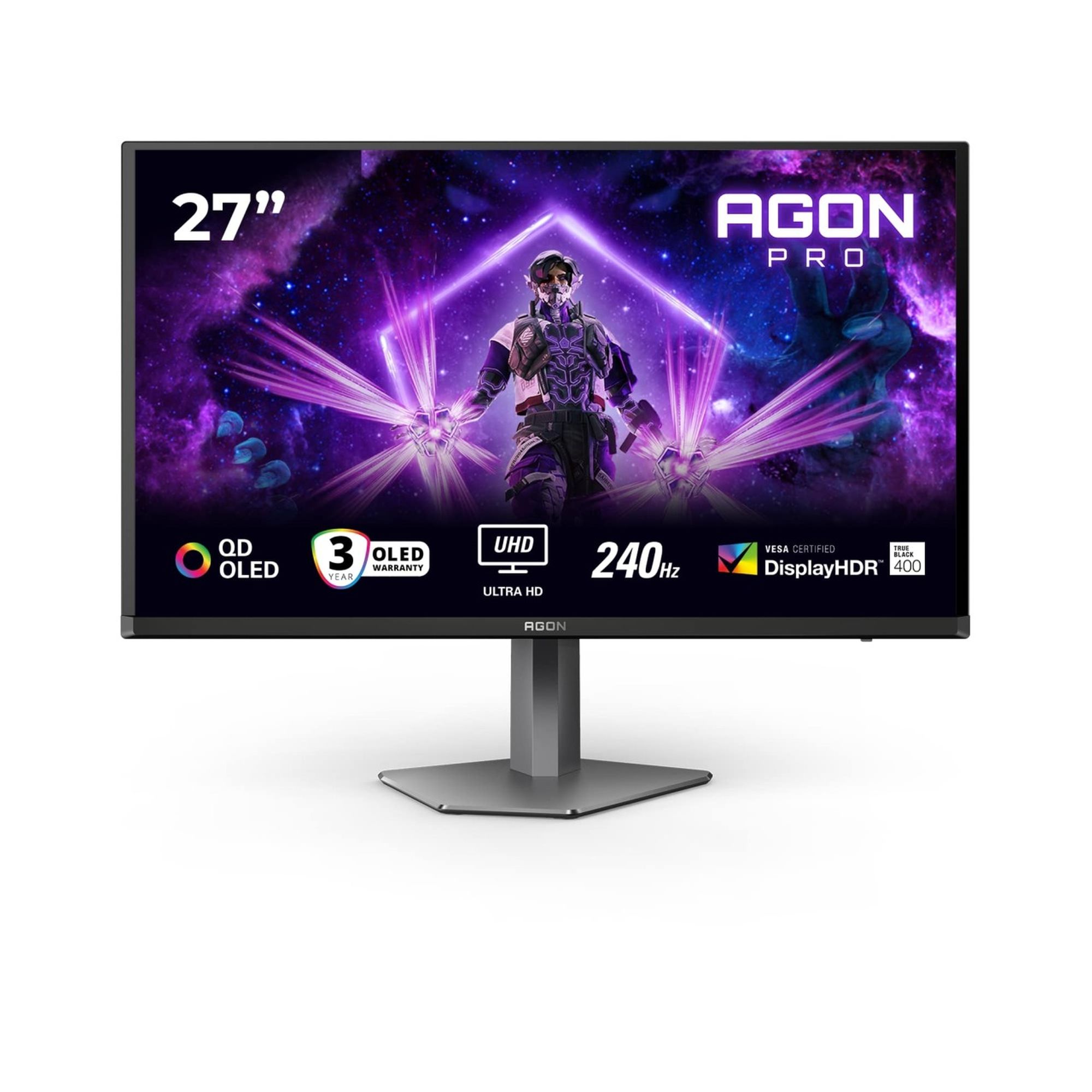 Zdjęcie okładkowe wpisu AGON by AOC prezentuje monitor AG276UZD: QD-OLED 4K z odświeżaniem 240 Hz dla graczy