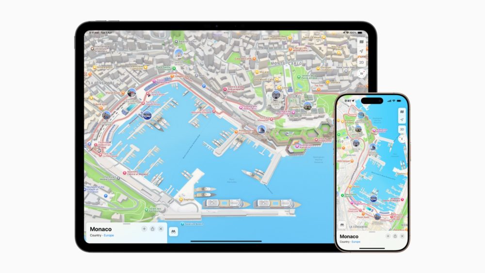 Zdjęcie okładkowe do wpis Mapy Apple zostają wzbogacone o specjalną funkcję dla Grand Prix Monako Formuły 1