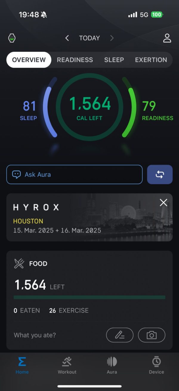 Amazfit Zepp Food Logging