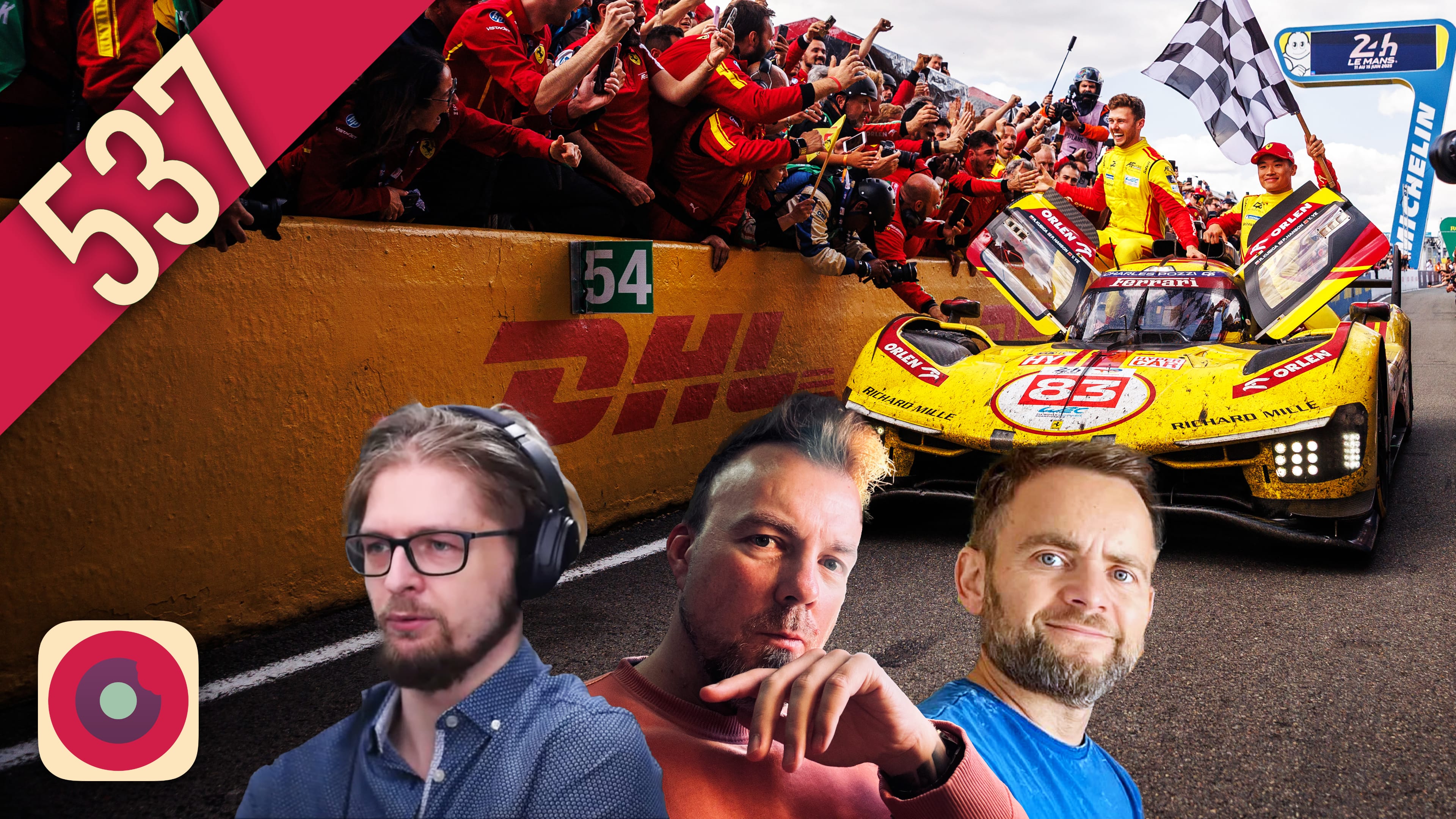Zdjęcie okładkowe wpisu 537: Kubica wygrał 24h Le Mans, a Michał wymienił SSD w Mac Mini M4! | Nadgryzieni