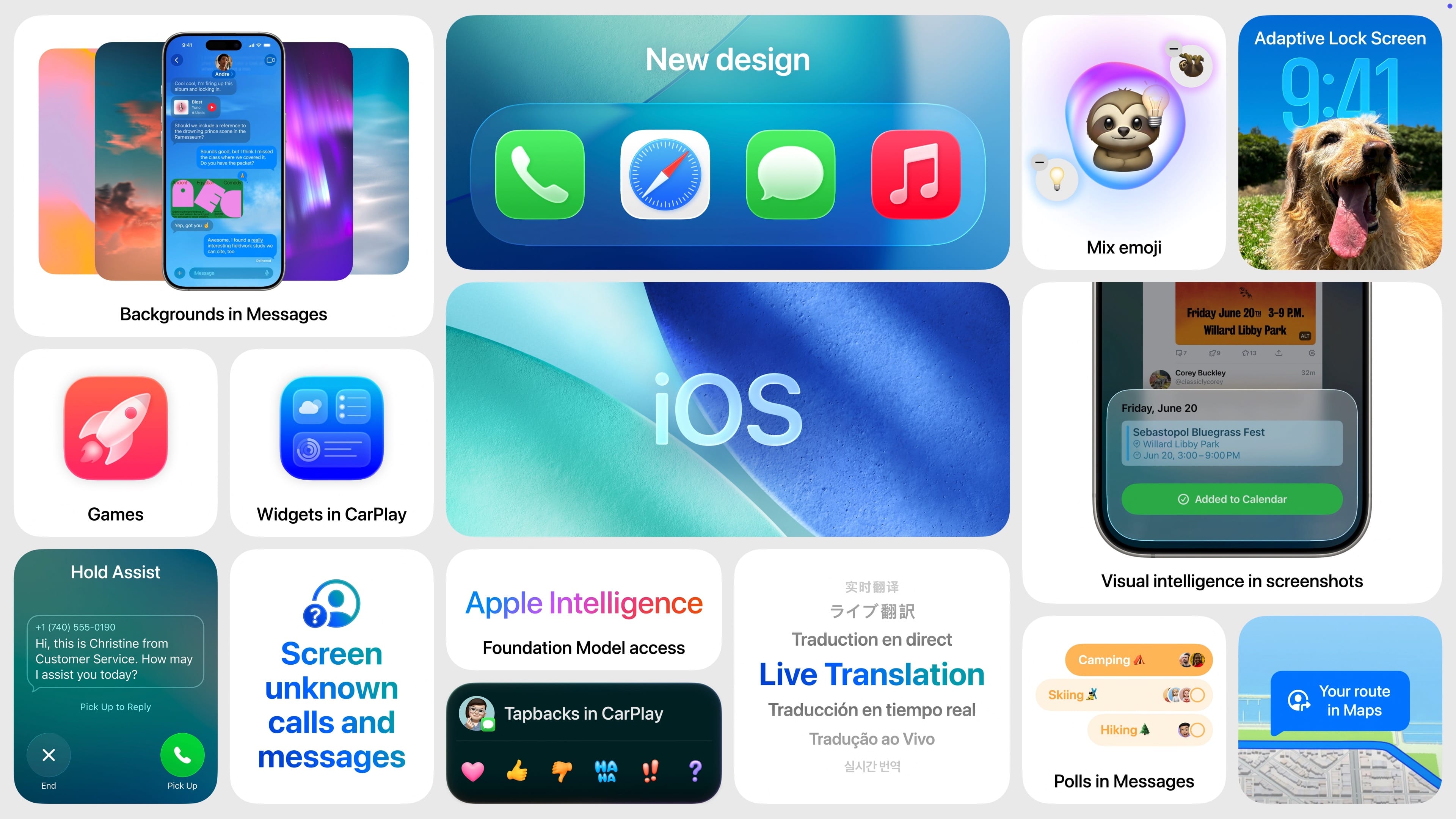 Zdjęcie okładkowe wpisu Apple prezentuje iOS 26 z nowym designem „Liquid Glass” i zaawansowanymi funkcjami AI