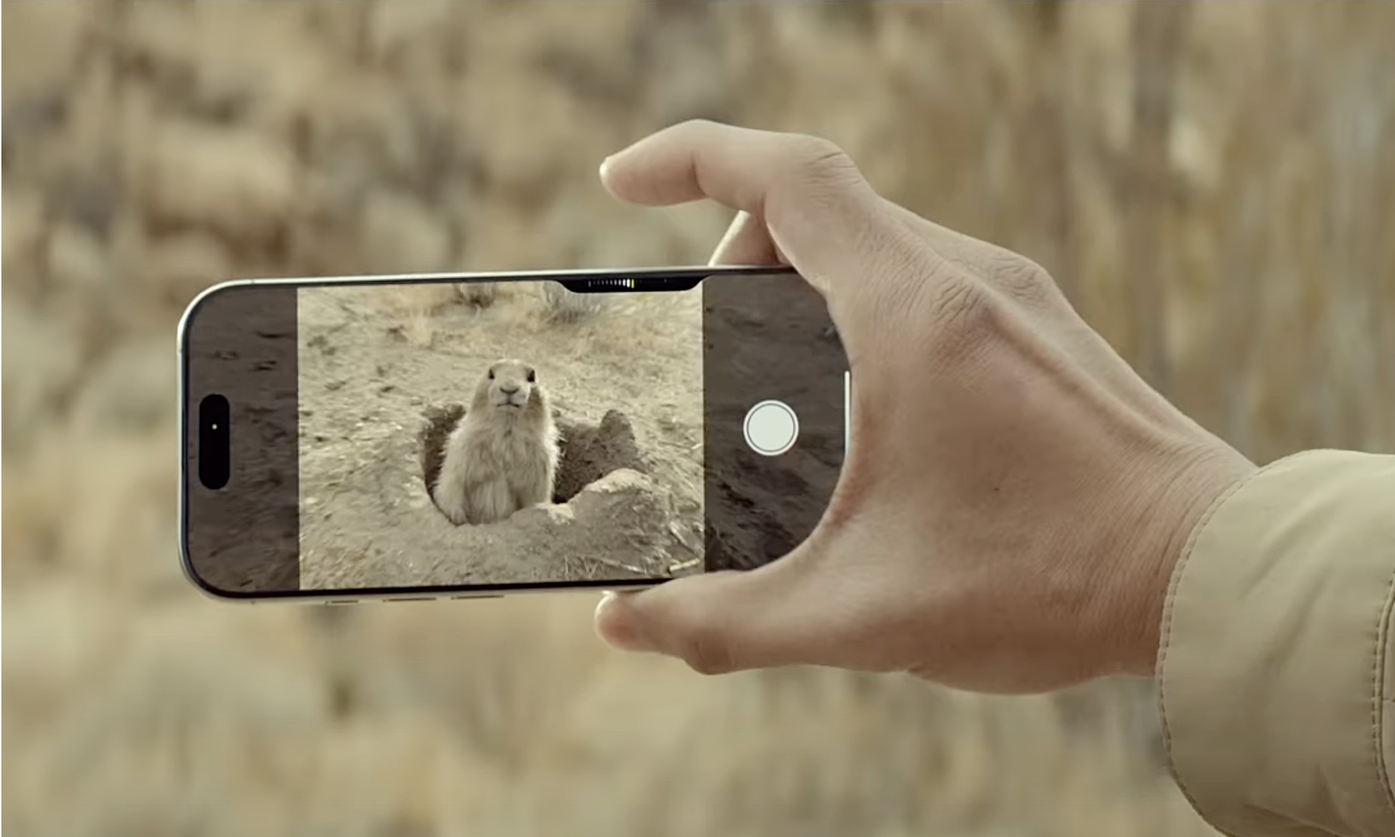 Zdjęcie okładkowe wpisu Apple prezentuje nową reklamę „Snap-a-Mole” promującą funkcję Camera Control w iPhonie 16 Pro