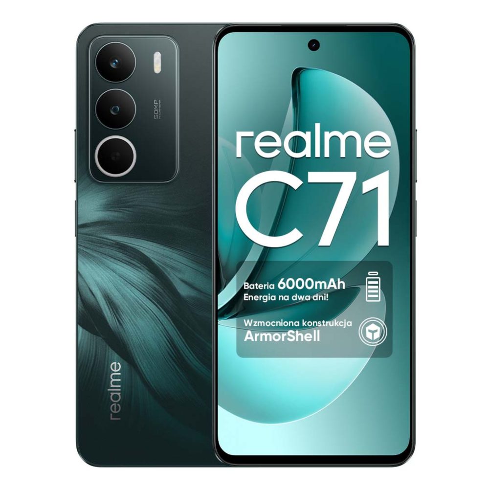 Zdjęcie okładkowe do wpis Realme C71 debiutuje w Polsce. Smartfon z baterią 6000 mAh w promocyjnej cenie