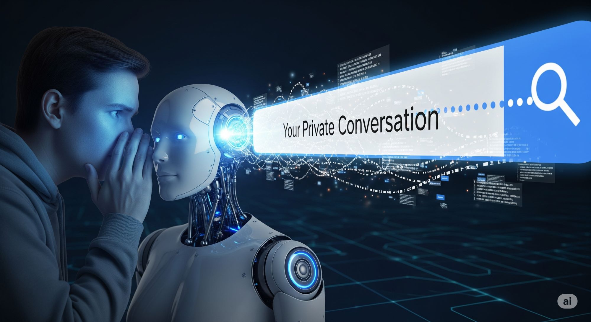 Zdjęcie okładkowe wpisu Zwierzasz się AI? Twoje sekrety mogły trafić do Google. Wielka wpadka OpenAI