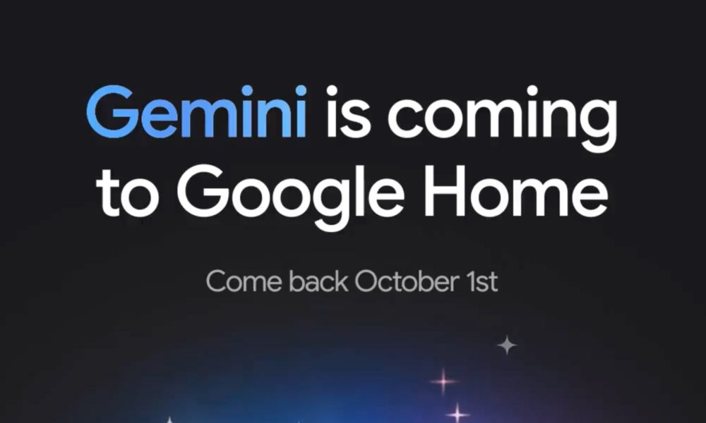 Zdjęcie okładkowe do wpis Google Gemini for Home startuje 1 października