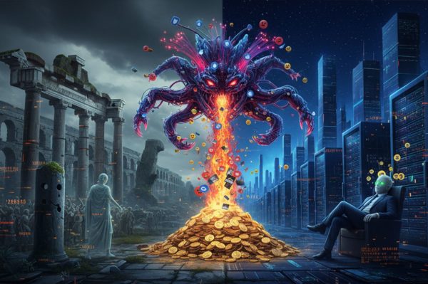 dezinformacja ilustracja wygenerowana przez AI