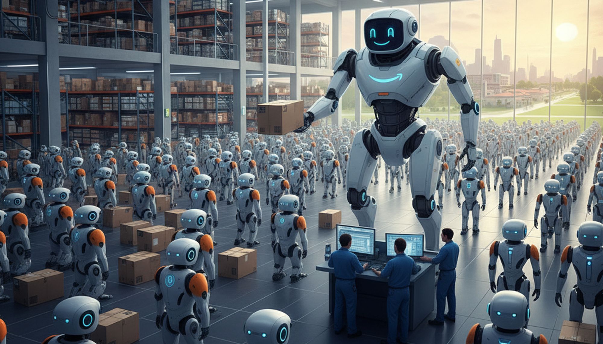 Amazon automatyzacja roboty