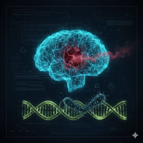 Microsoft, AI, DNA, obraz wygenerowany przez AI