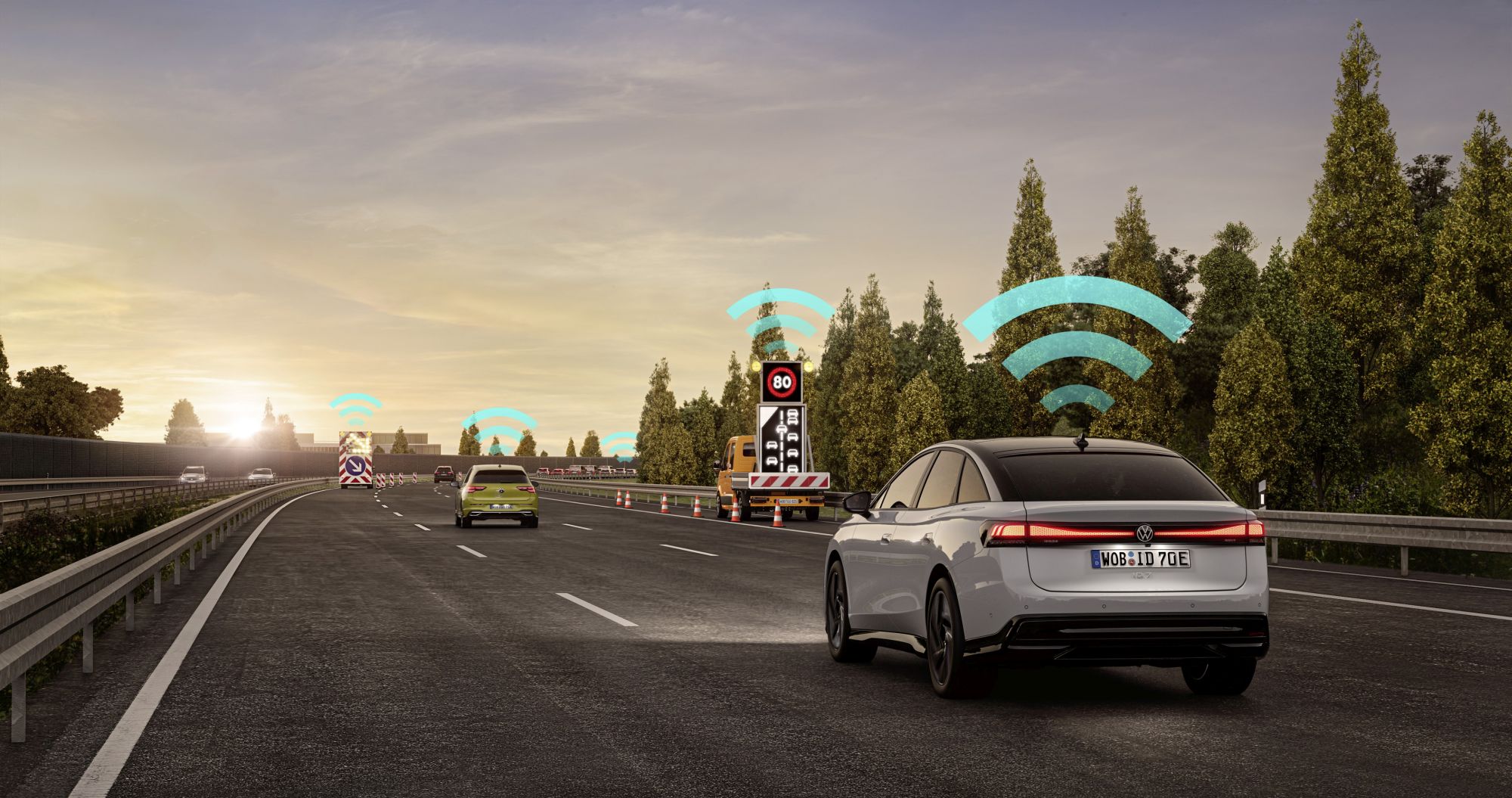 Dwa miliony Volkswagenów w Europie „rozmawia” ze sobą. Sieć Car2X osiągnęła masę krytyczną