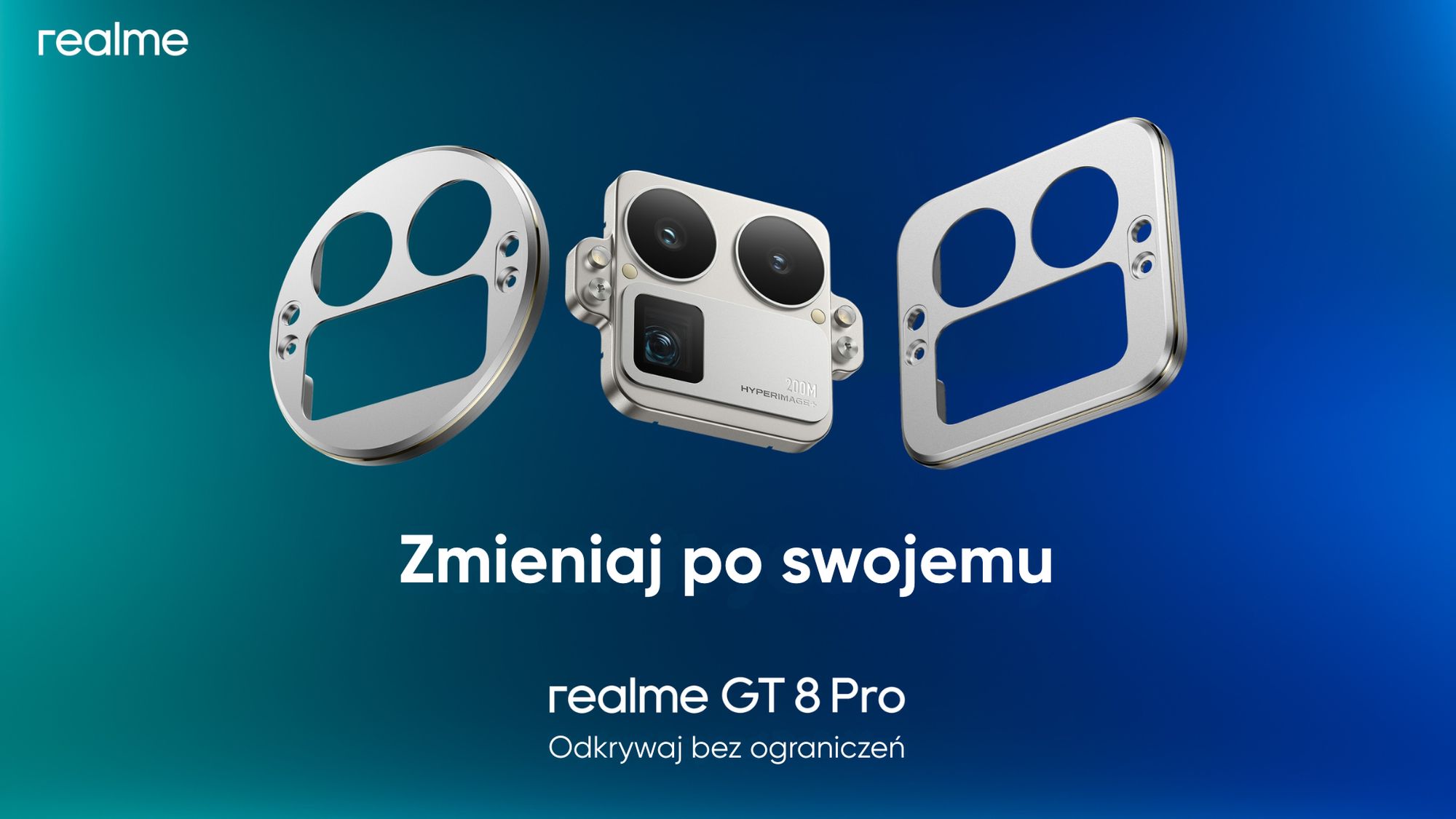 Koniec z nudą we flagowcach. realme GT 8 Pro pozwoli na wymianę wyspy aparatów