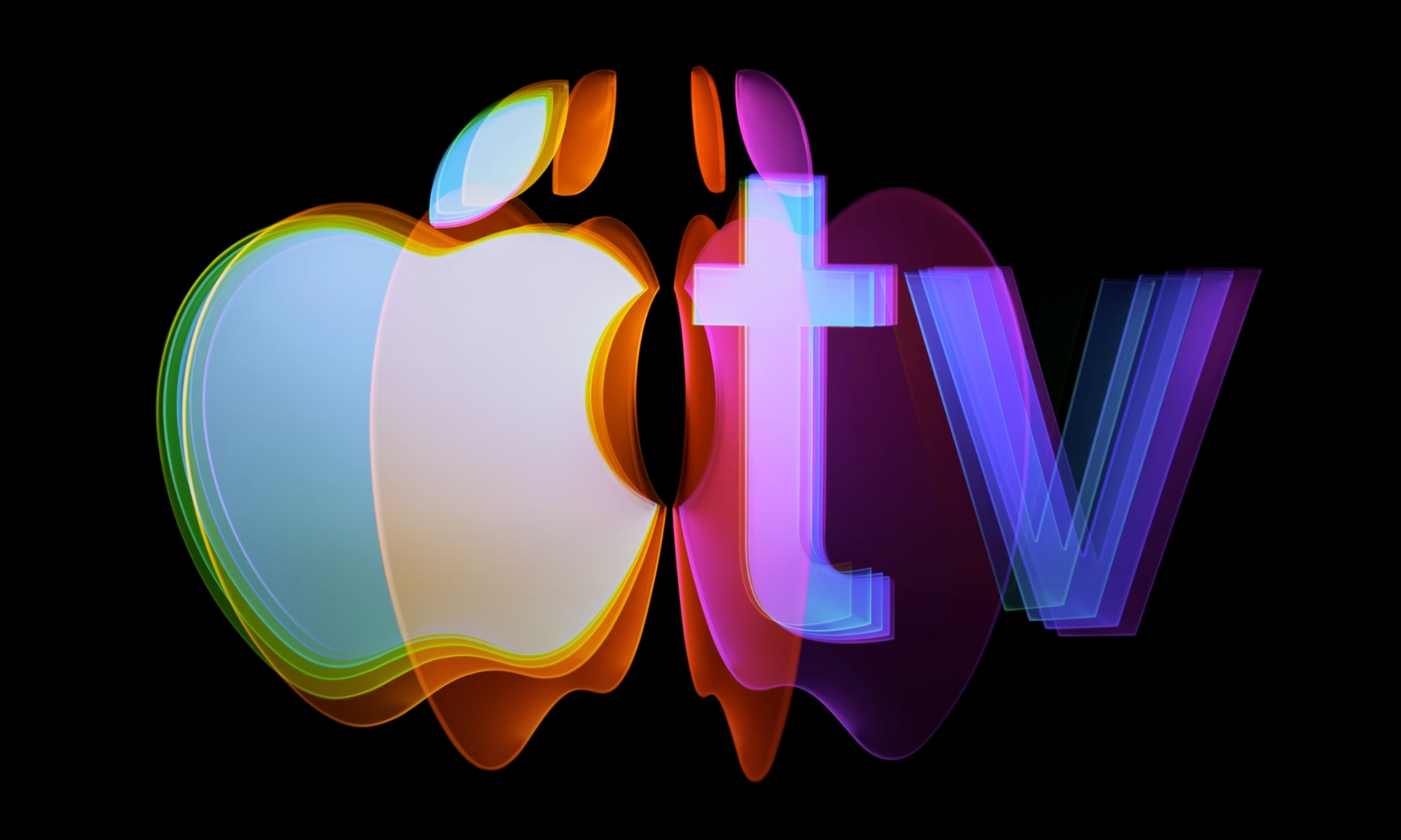 Apple TV i Apple One z nowym kolorowym logo po rebrandingu