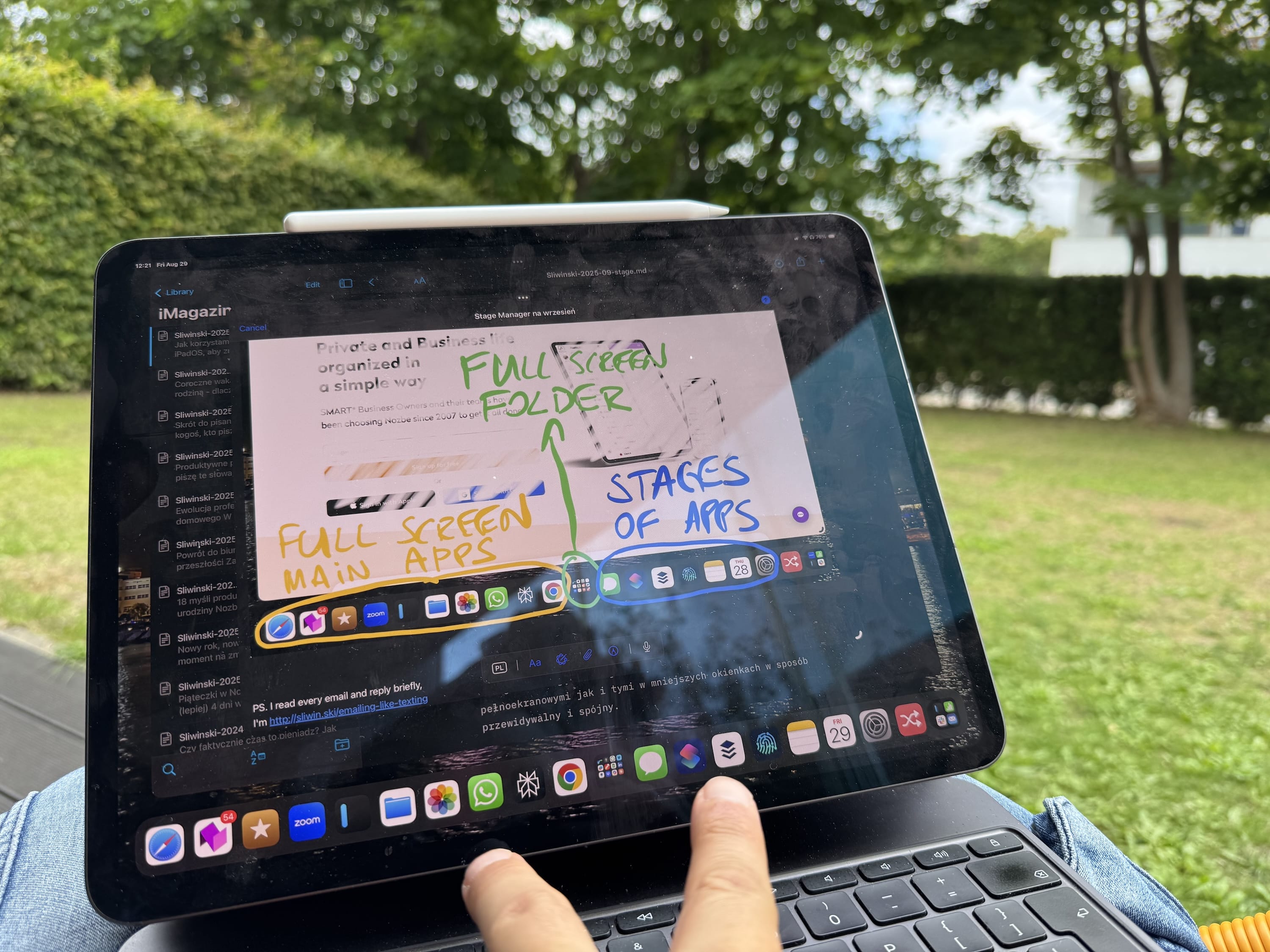 Jak korzystam ze Stage Managera w iPadOS, aby zmaksymalizować produktywność i skupienie