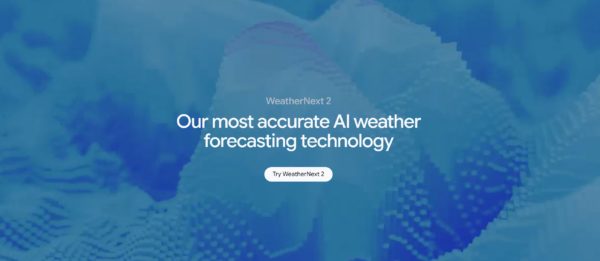 Google DeepMind WeatherNext 2