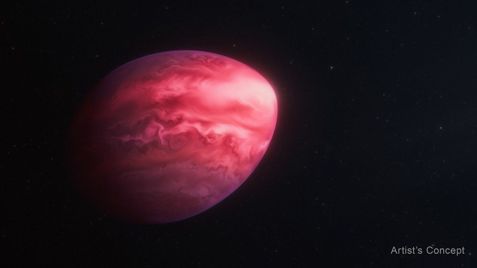 Planeta PSR J2322-2650b (fot. NASA, koncept artystyczny)