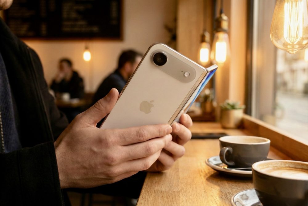 Zdjęcie okładkowe do wpis Pierwszy składany iPhone: ujawniono szczegóły designu