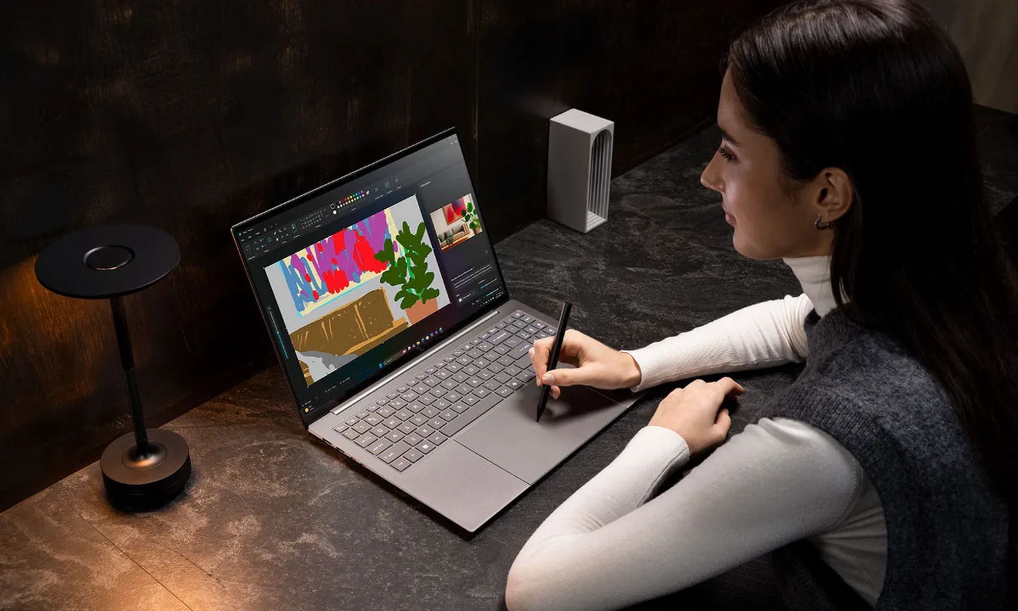 Acer Swift 16 AI. Ten touchpad jest tak wielki, iż możesz wyrzucić tablet graficzny