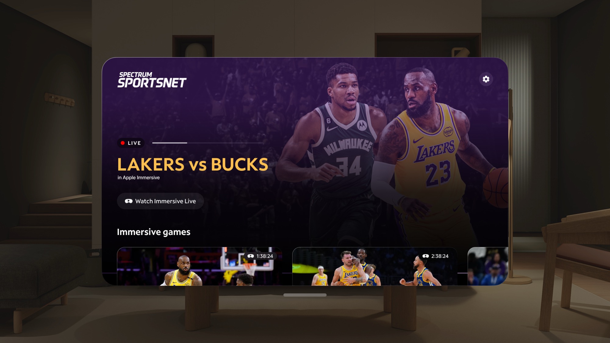 Mecze Los Angeles Lakers w Apple Vision Pro od 9 stycznia – koszykówka w Apple Immersive